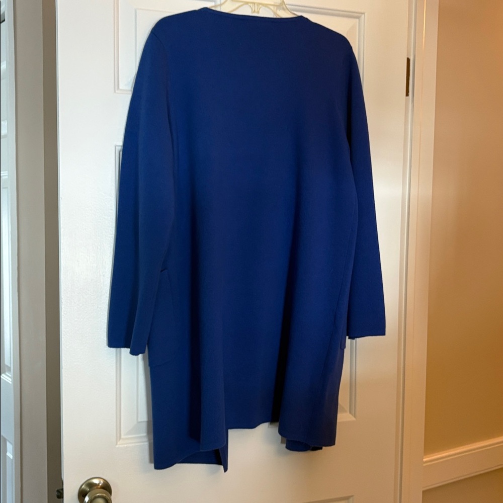 JCrew Juliette collarless wool cardigan sz M - Picture 4 of 4